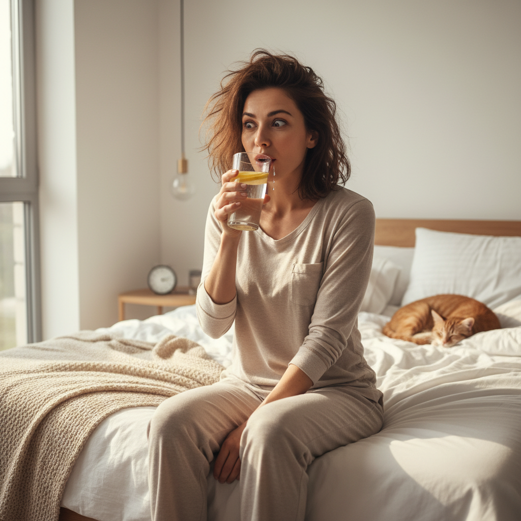A healthy, balanced breakfast featuring eggs, oatmeal, avocado toast, depicting mindful eating and nutritious choices.