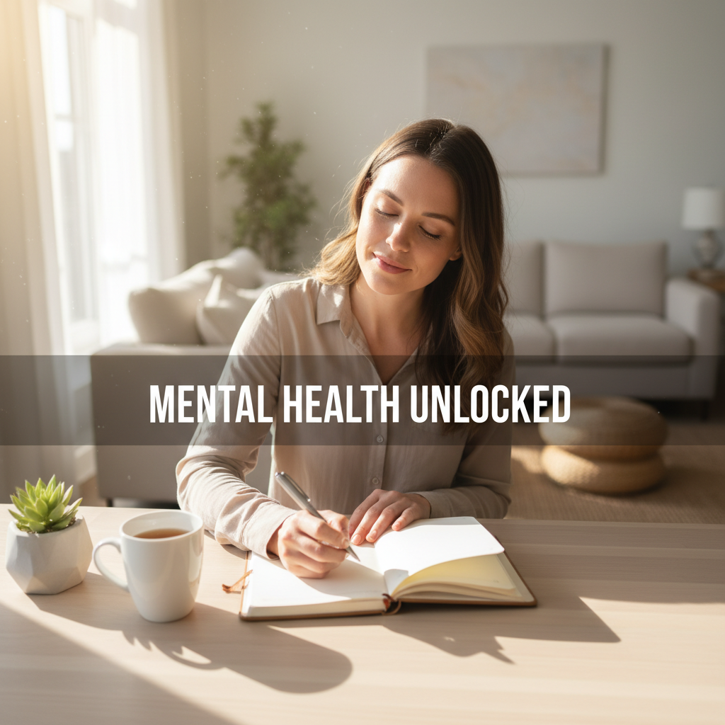 Visual representation of the top 5 benefits of journaling: emotional release, increased self-awareness, resilience, physical health, and creativity