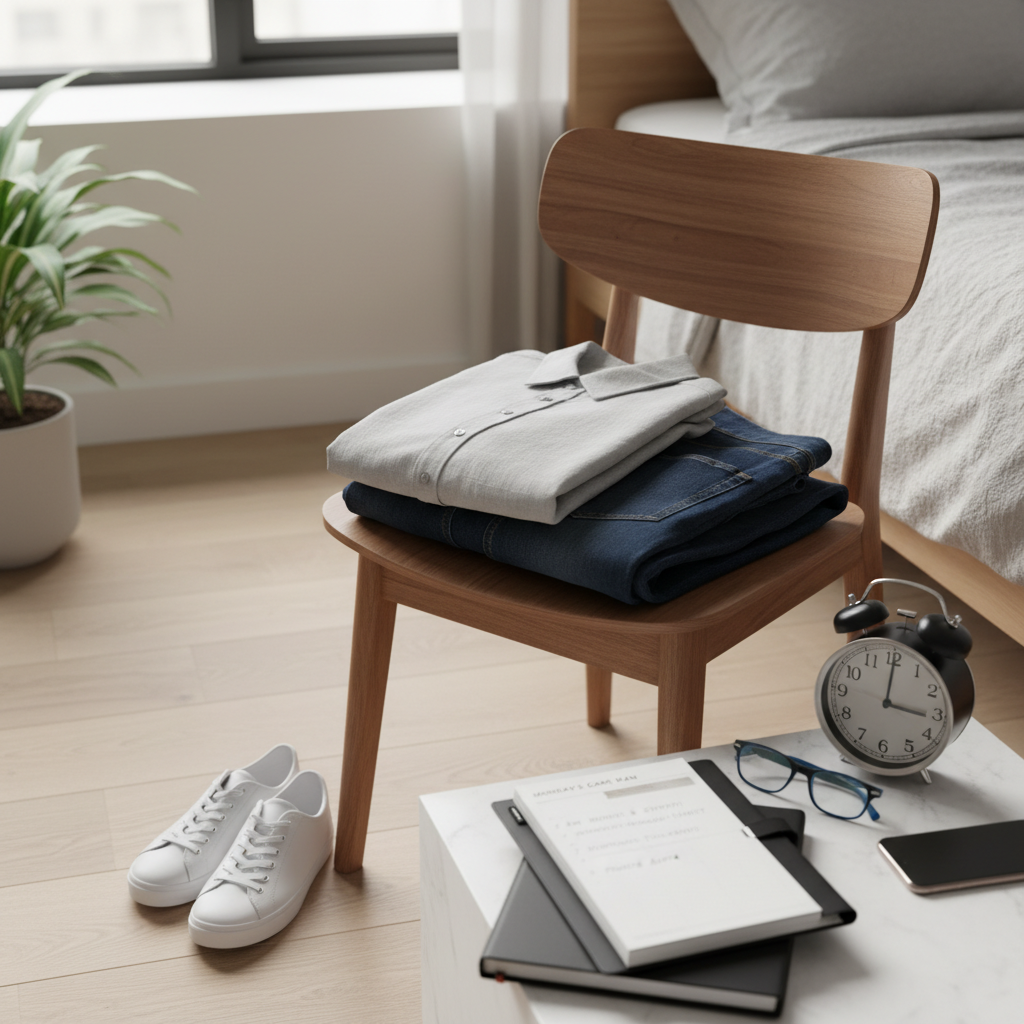 Image of a healthy breakfast spread on a table including a glass of water, Greek yogurt with berries, avocado toast, and nuts to emphasize hydration and nutrition.