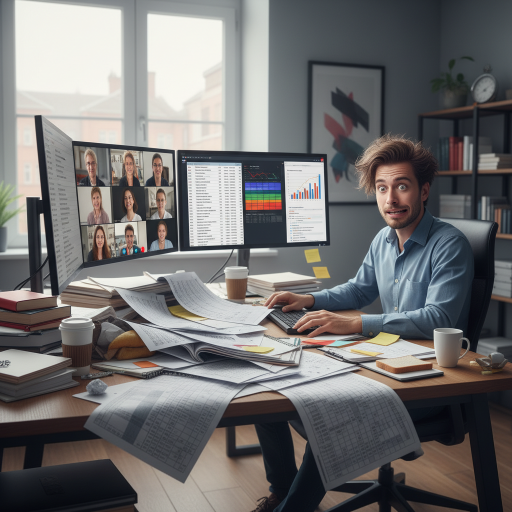 A person practicing deep breathing or meditation peacefully in a cozy indoor setting.