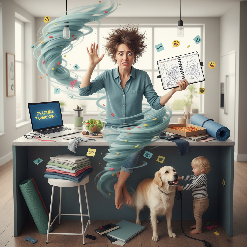 Visual overview of key features of a monthly self care routine planner including goal setting, mood tracking, reflection pages, holistic wellness sections, customizable templates, and weekly breakdowns.