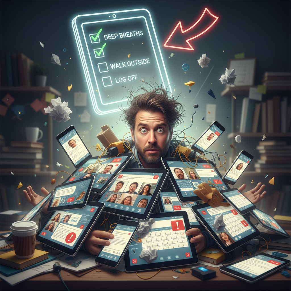 A global and cultural collage showcasing different traditional and modern stress relief practices from around the world, such as yoga, meditation, and mindfulness.