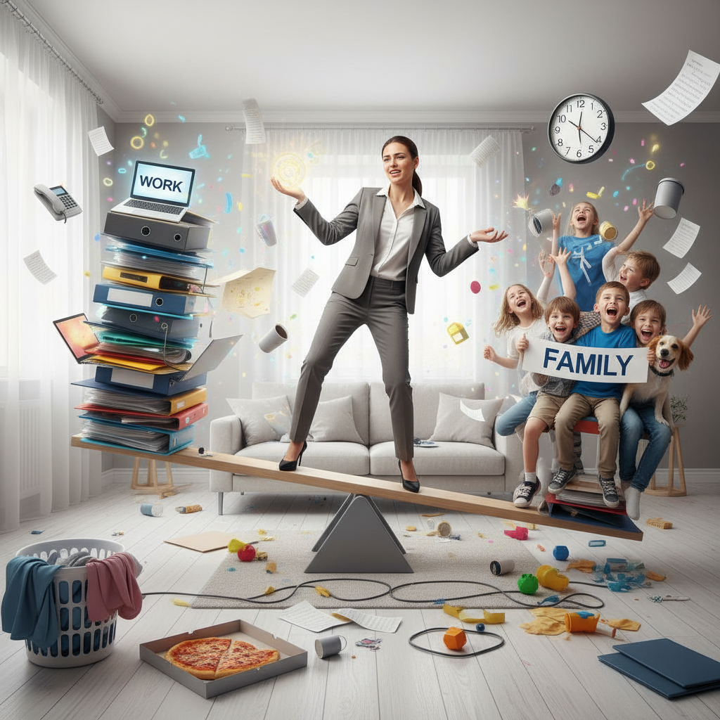 A cozy evening setting illustrating the ‘digital sunset’ concept: a person turning off electronic devices, journaling by soft light preparing for restful sleep.