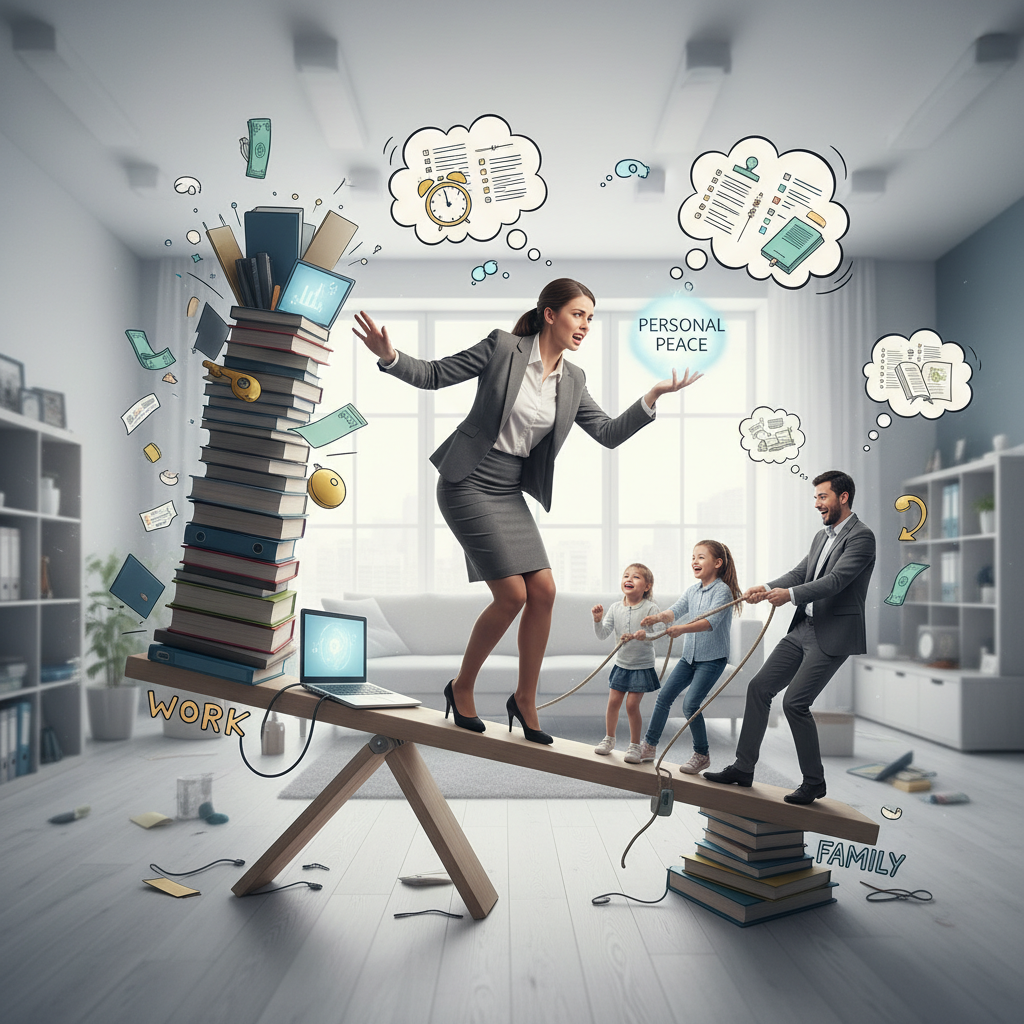 A calming scene of a person practicing mindfulness meditation, sitting peacefully in a serene natural environment, symbolizing mental reset.