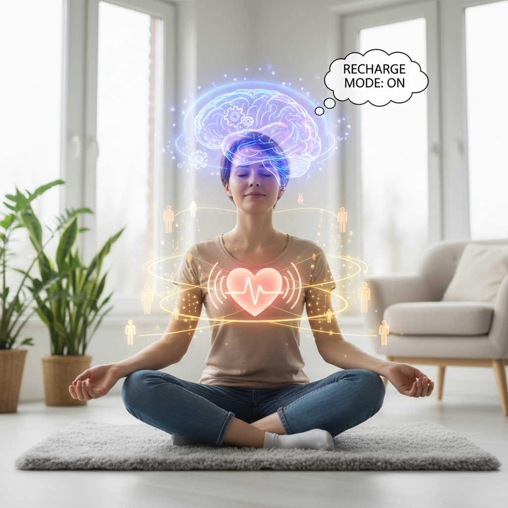 A visual infographic depicting the core elements of effective self care: physical, emotional and mental, social, and spiritual and environmental self care with icons and brief descriptions.