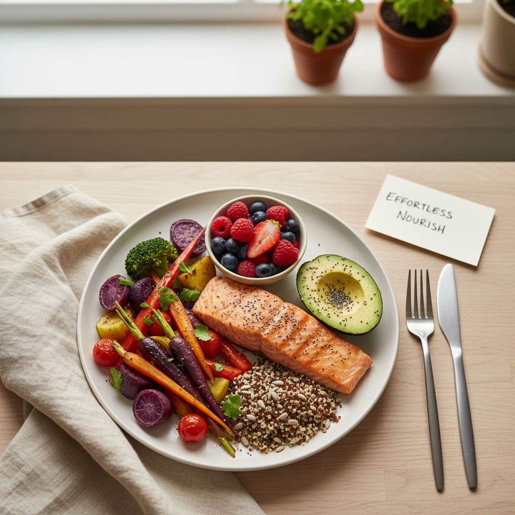 A vibrant image of a breakfast setting featuring protein-rich foods like eggs, Greek yogurt, and a smoothie, emphasizing the importance of starting the day with protein.