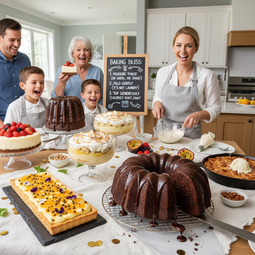 A close-up of a rich and moist chocolate bundt cake with a glossy ganache glaze being sliced, showcasing its texture and elegance.