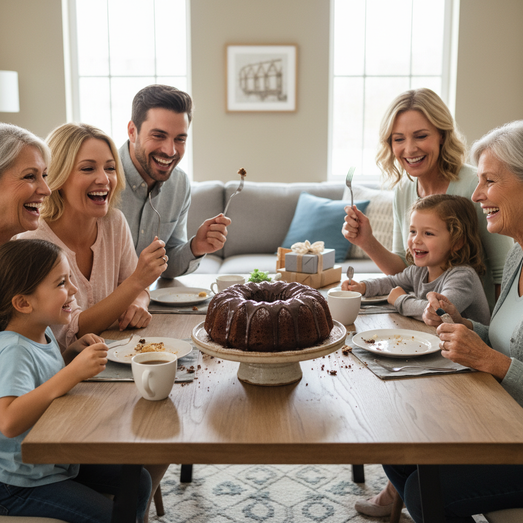 An inviting kitchen scene showing homemade desserts with customizable ingredients like peanut butter and pumpkin, highlighting the warmth and aroma of fresh baking.