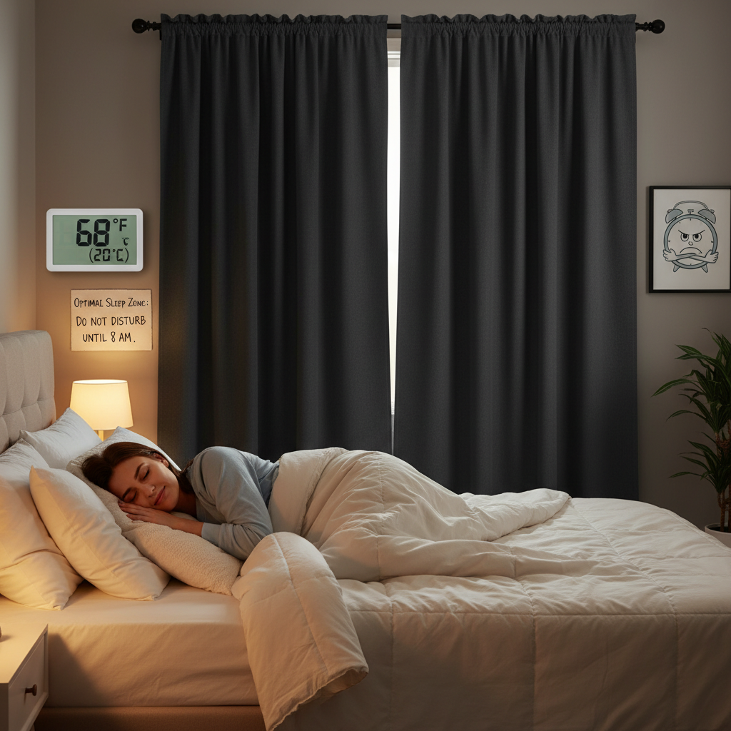 Image of natural light streaming through a window onto a person enjoying a daytime outdoor walk, highlighting the benefits of increased daytime exposure to natural light.