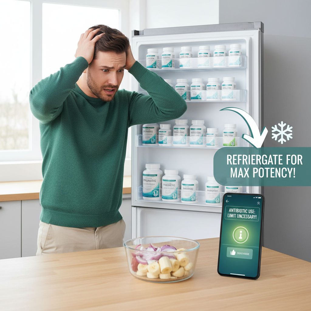 A vibrant, informative infographic showing the best probiotic benefits: enhancing gut health and digestion, boosting immunity, supporting mental health via the gut-brain axis, and other notable benefits like clearer skin and weight management.