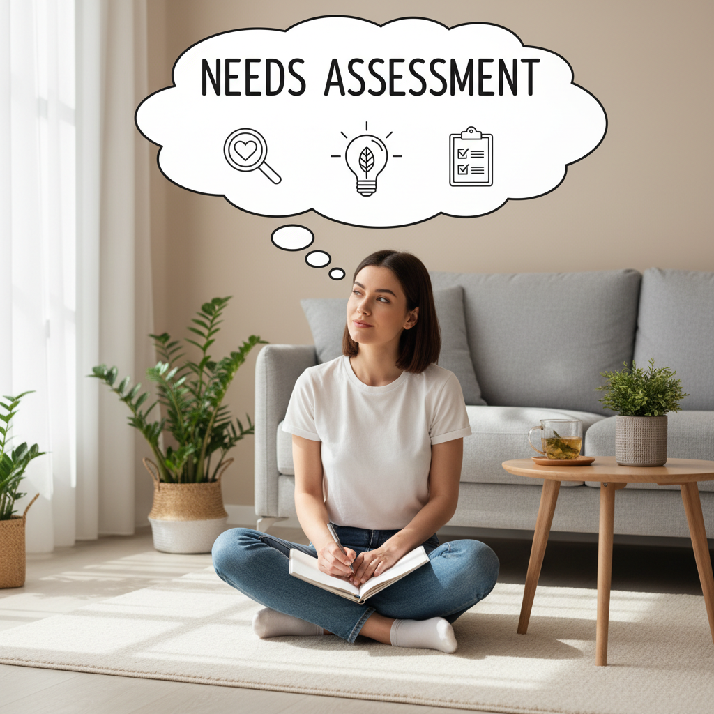 Empowered individual confidently saying ‘No’ to overwhelm