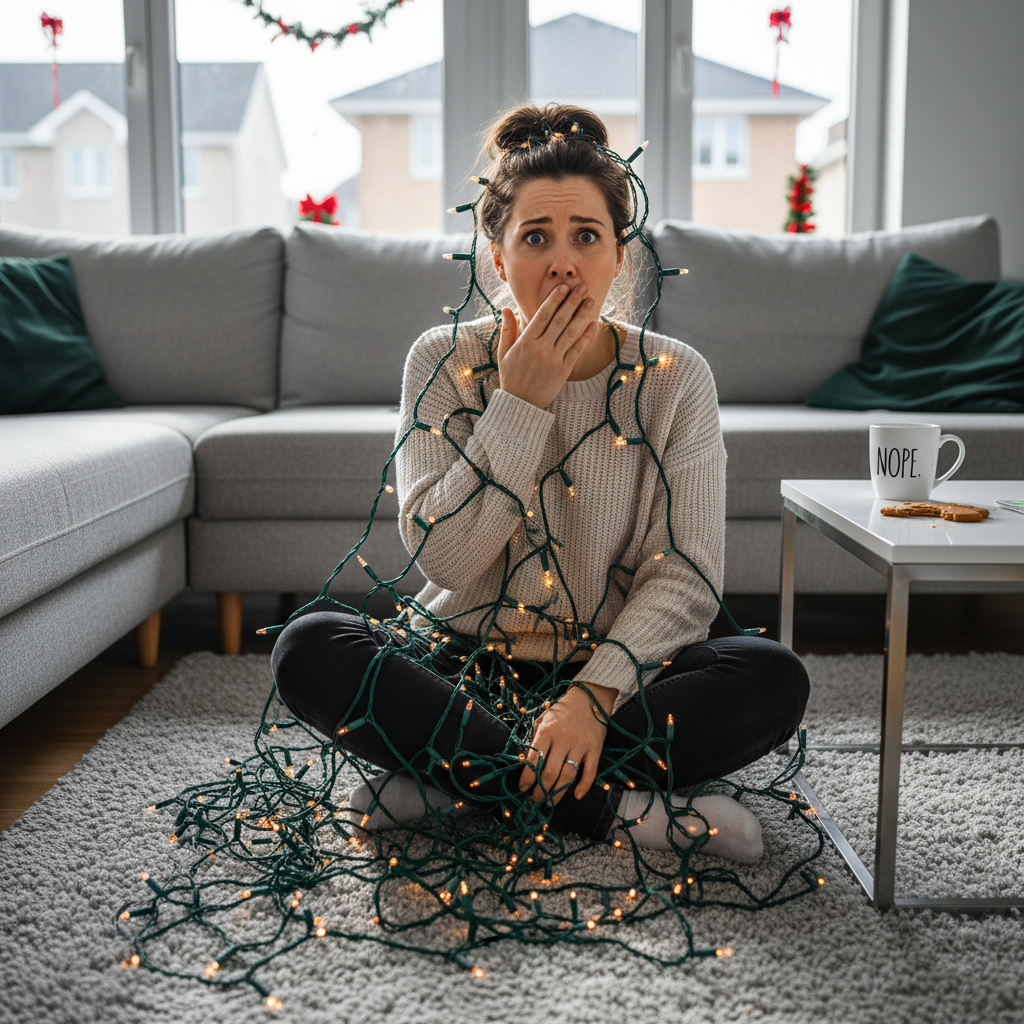 Close-up of a person focusing on mindful breathing