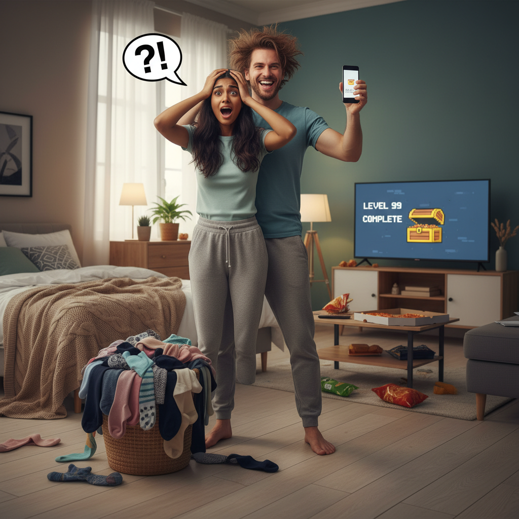 A calm scene showing hands in meditation pose with soft light