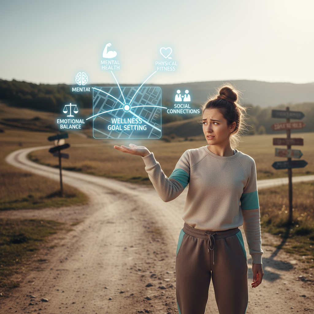 A supportive group or community scene illustrating people encouraging each other with habit trackers, celebrating small wins, practicing mindfulness, and showing social support, conveying expert tips for staying on track with wellness goals.