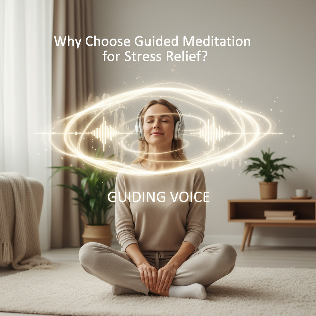 A peaceful setting with calm muscles, balanced blood pressure symbols, and thought bubbles showing a grocery list gently floating away, illustrating 'FAQ: Quick Hits to Keep You Zen'.