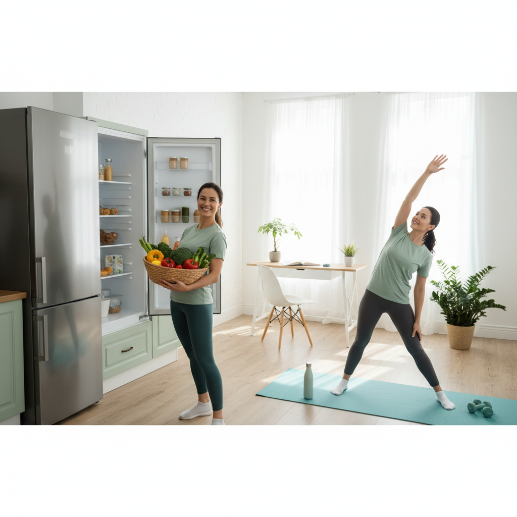 A step-by-step guide image showing a clear sequence of habit formation steps such as choosing a habit, identifying triggers, setting up the environment, practicing daily, reviewing progress, and celebrating wins, in a clean infographic style.