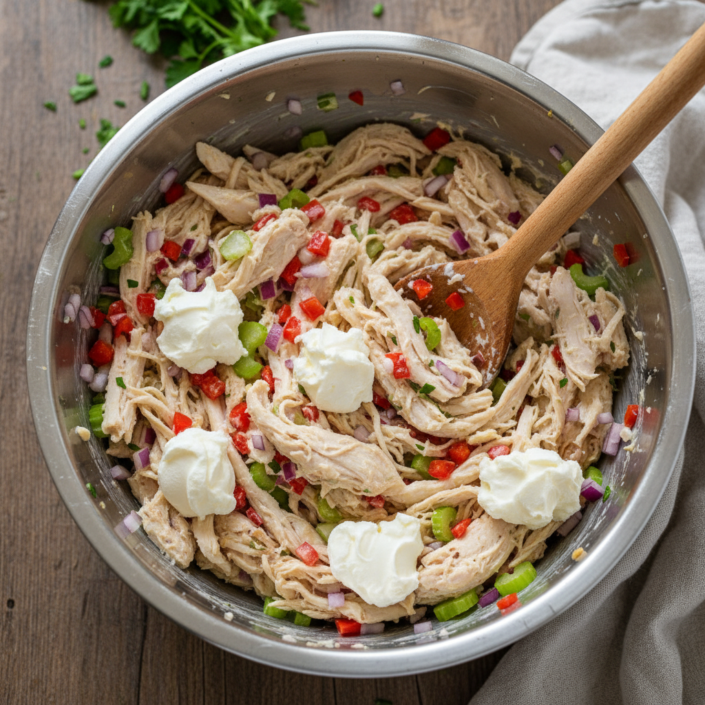 Instructions to Make Chicken Crescent Sandwiches