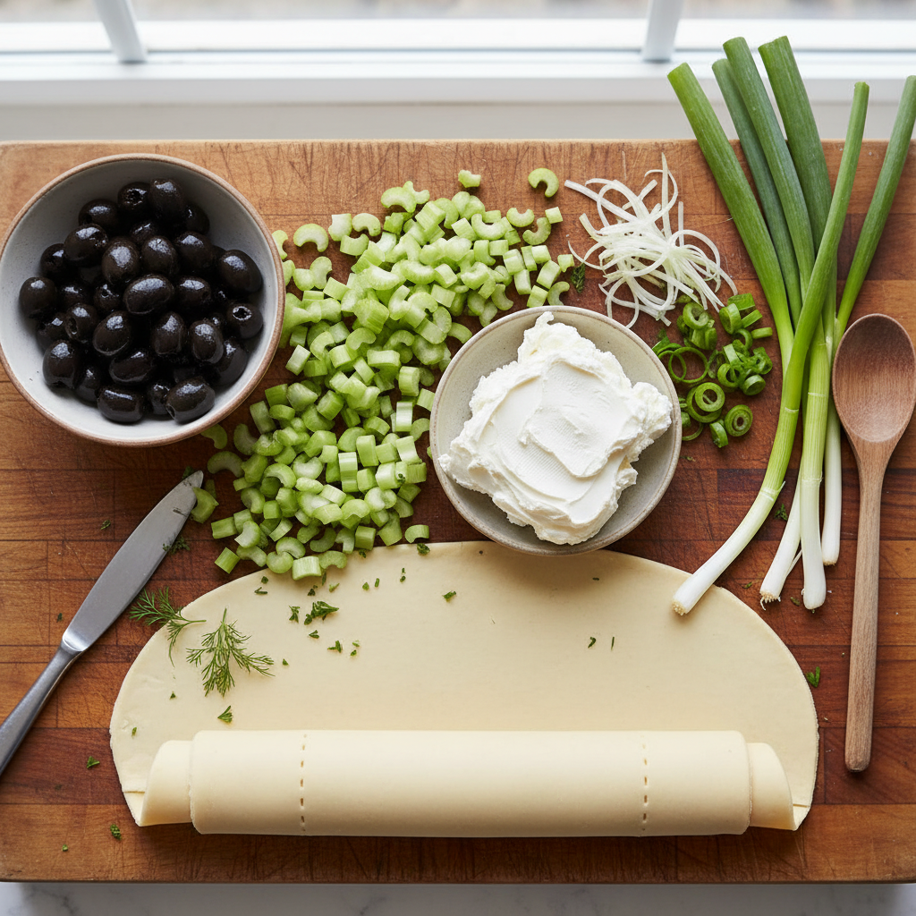 Ingredients for Chicken Crescent Sandwiches