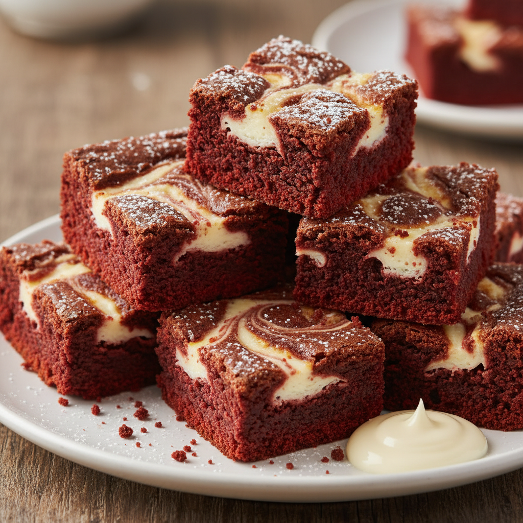 Instructions for Red Velvet Brownies
