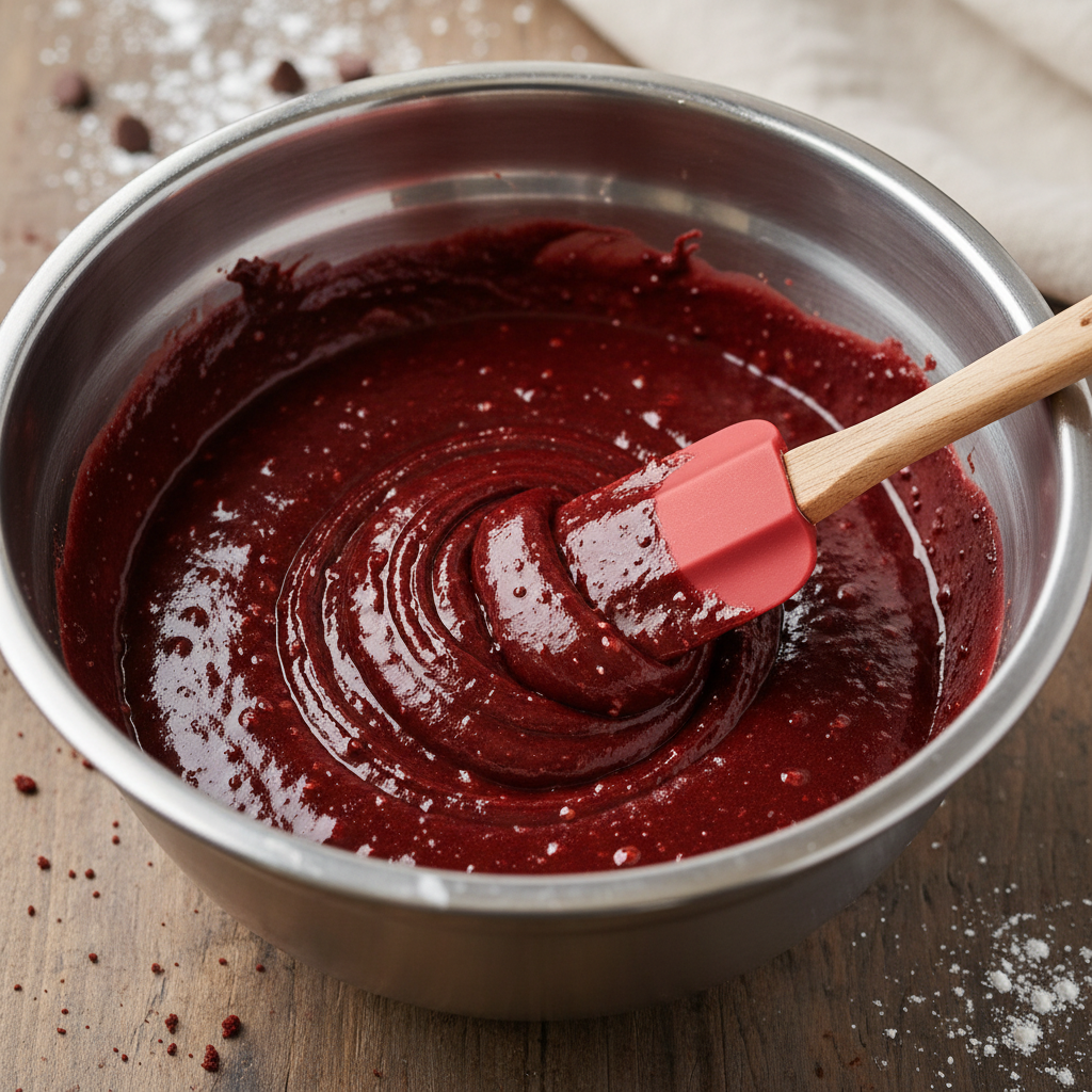 Ingredients for Red Velvet Brownies