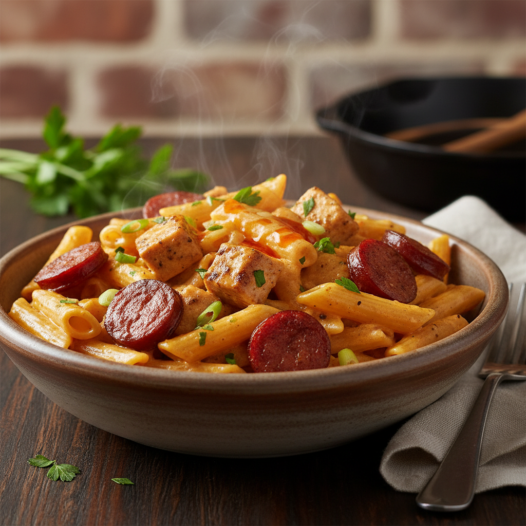 Crock Pot Slow Cooker Cajun Chicken Alfredo