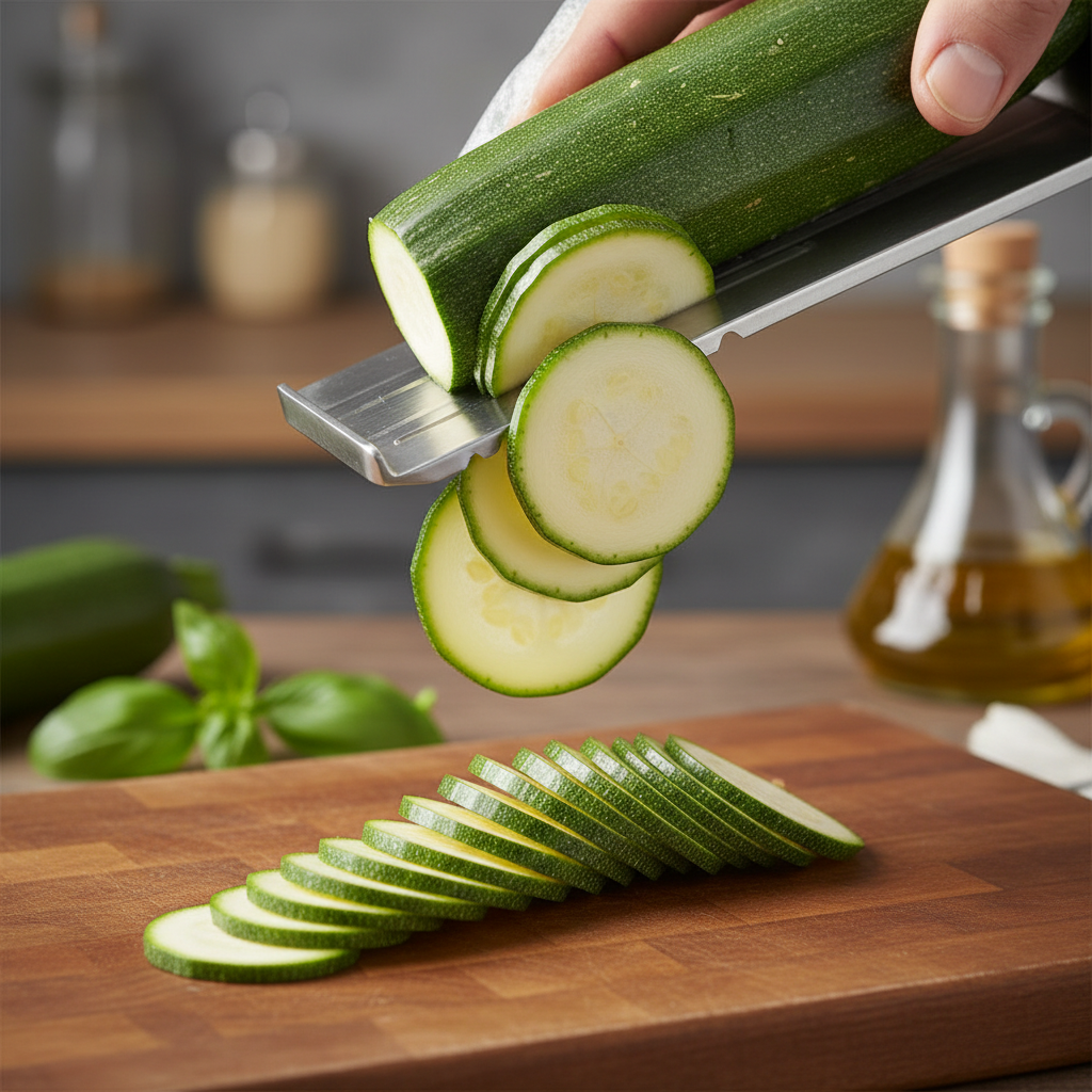 Spoken moment about zucchini chips