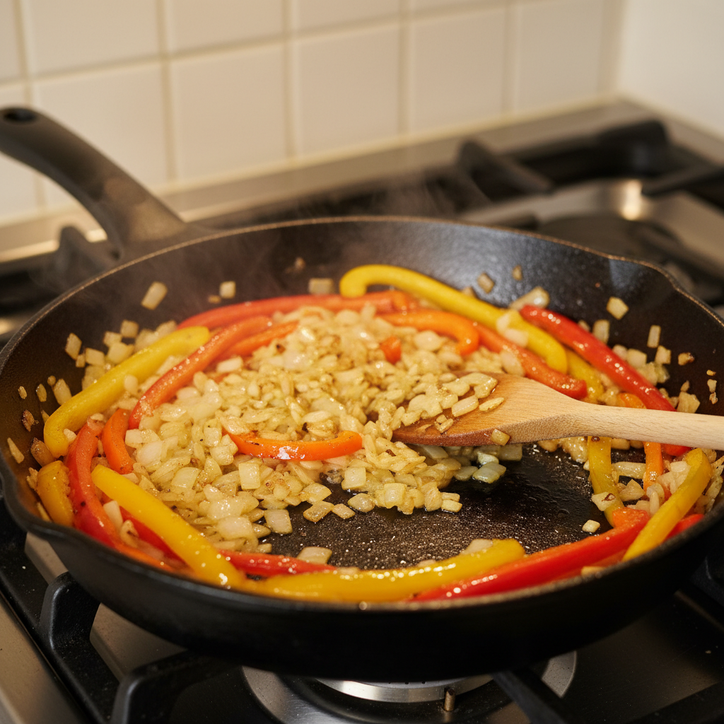Ingredients laid out for cooking