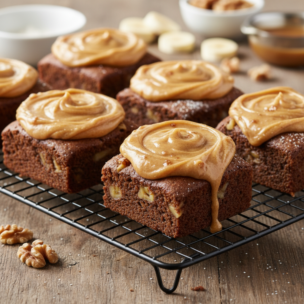 Delicious Banana Nut Bread Brownies