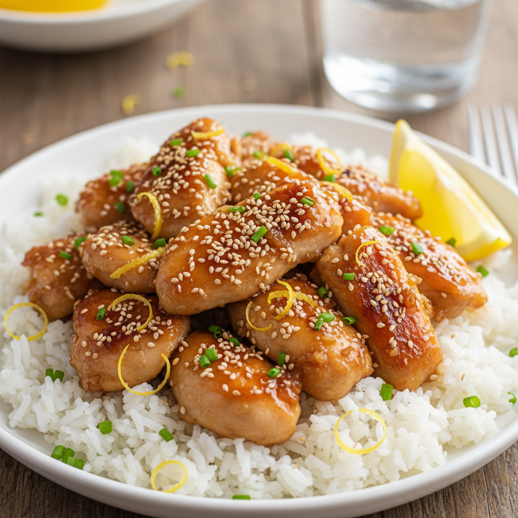 Instructions for Honey Garlic Chicken