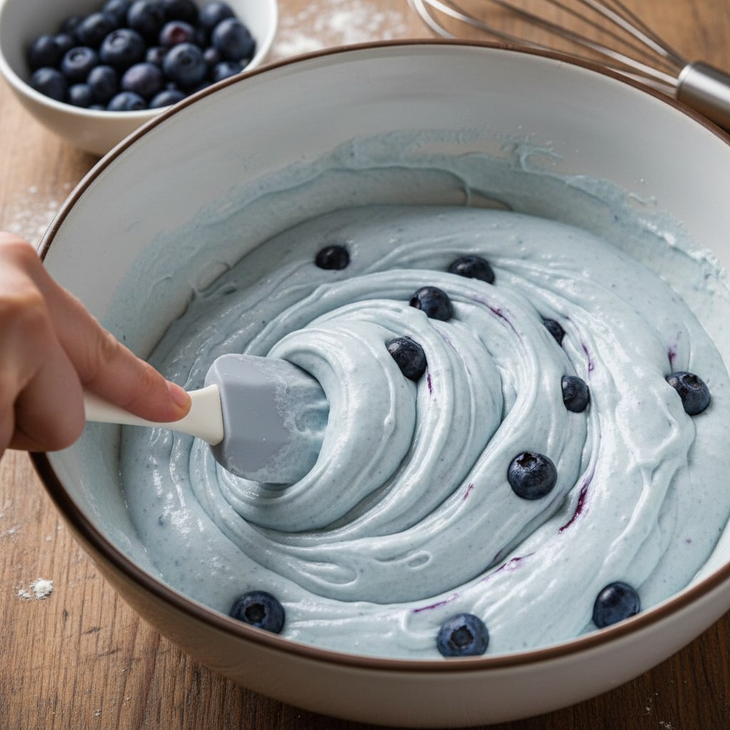 Instructions to Make High Protein Blueberry Waffles