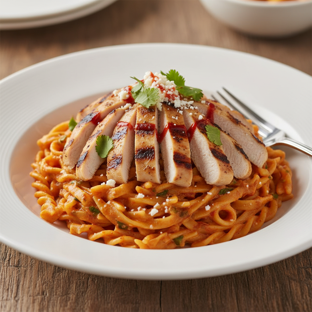 Tips and serving suggestions for chipotle chicken alfredo pasta