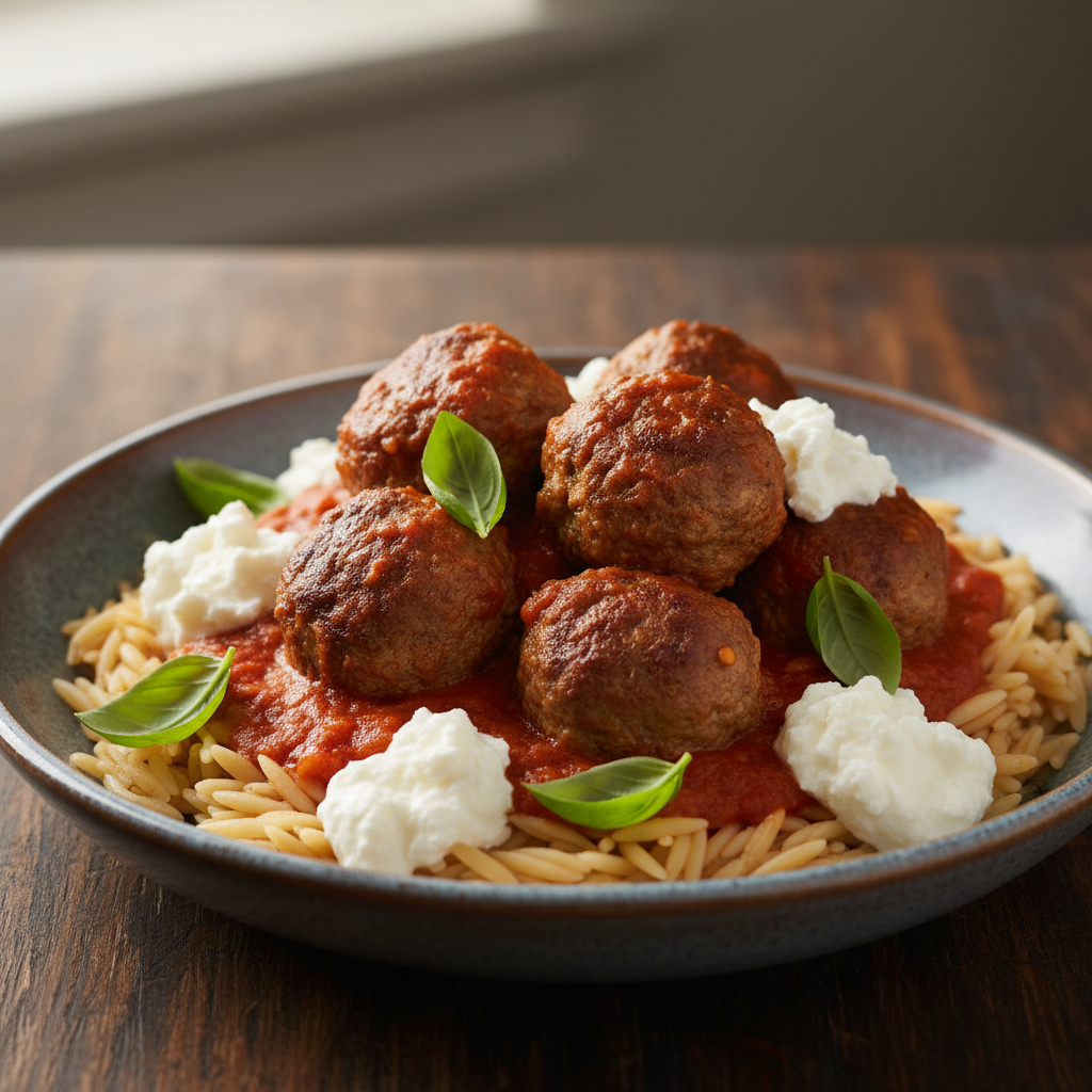 Cooking Tips for One Pot Italian Meatballs with Orzo