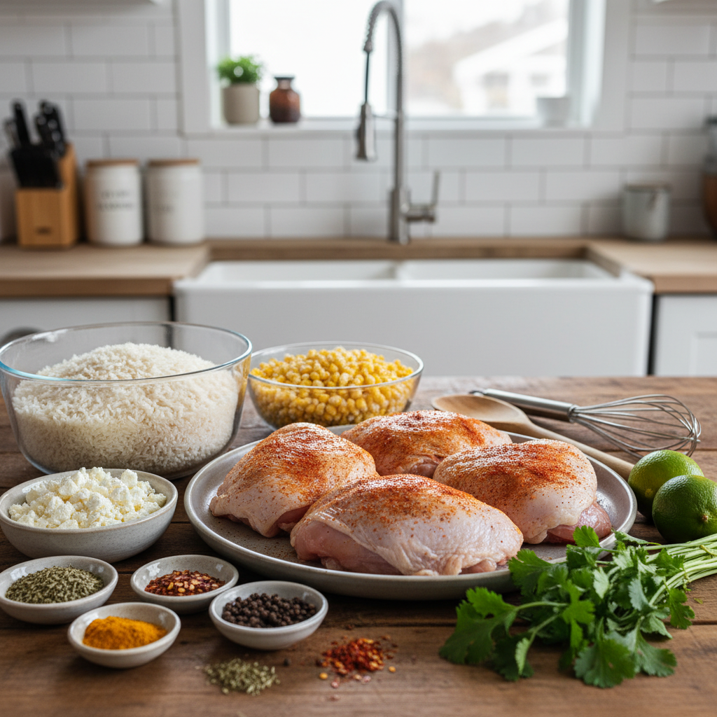 Closeup of grilled chicken thighs marinating