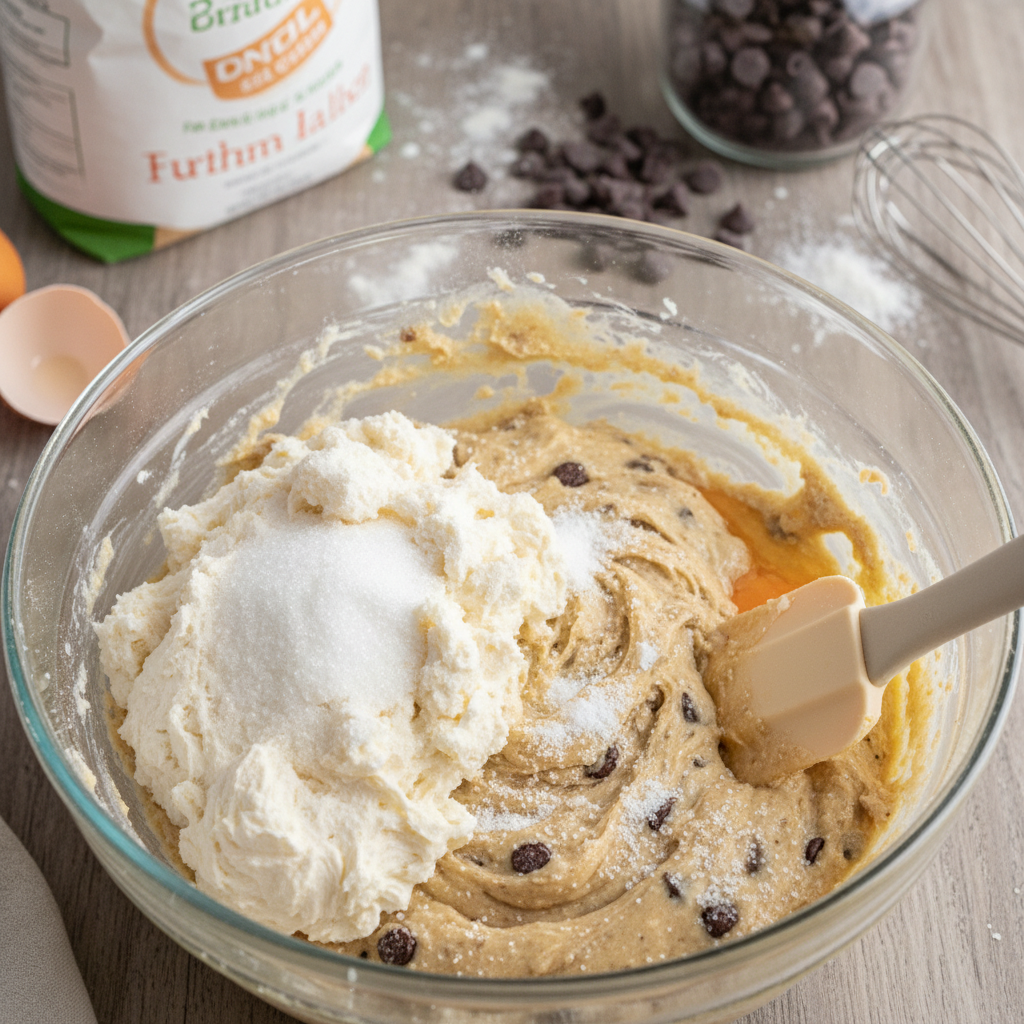 Instructions for edible cookie dough