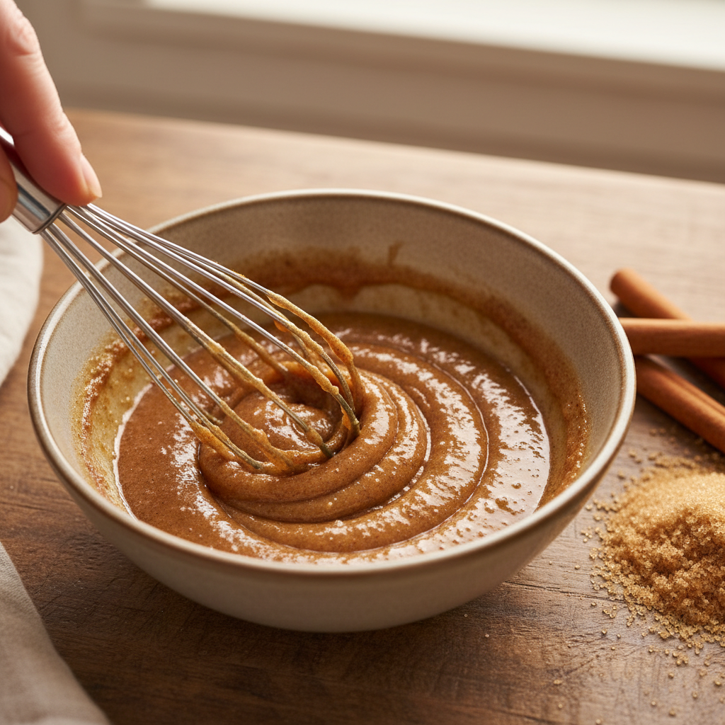 Instructions for High-Protein Cinnamon Roll Pancakes