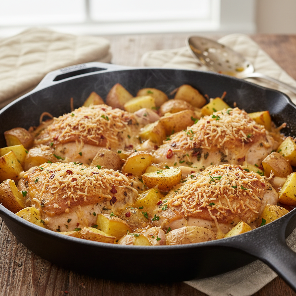 Why You’ll Love This Garlic Parmesan Chicken and Potatoes