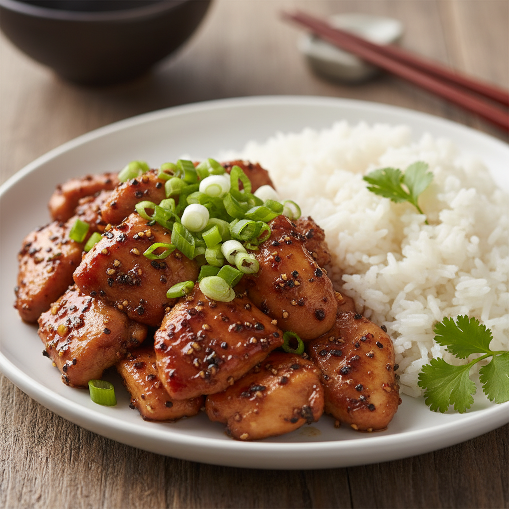 Cooking tips for Black Pepper Chicken