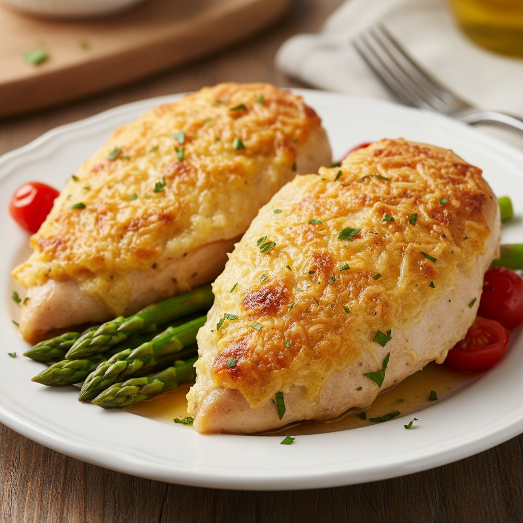 Mayonnaise and Parmesan Chicken Ingredients