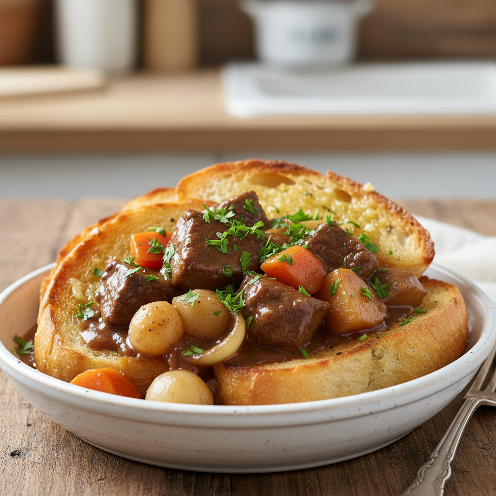 Instructions for Easy Crock Pot Beef Stew