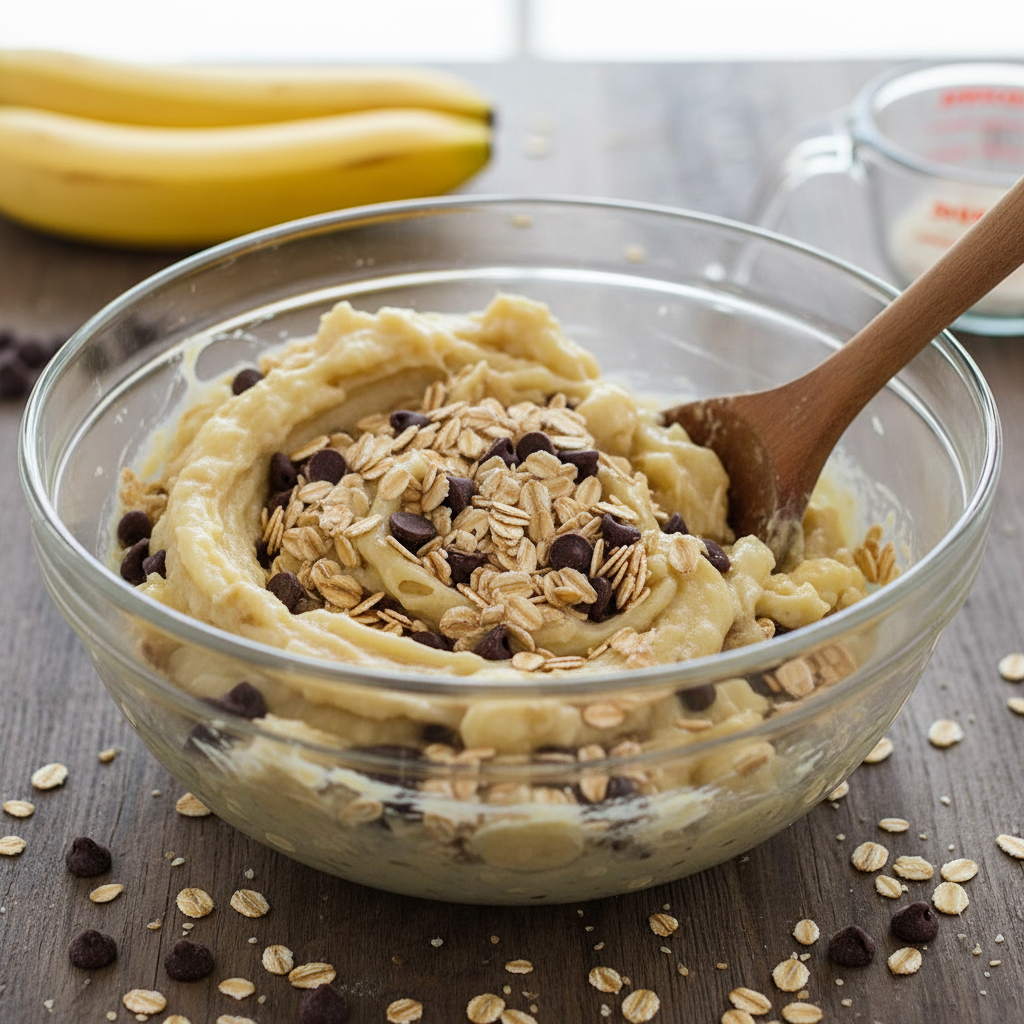 Ingredients for Banana Oatmeal Cookies