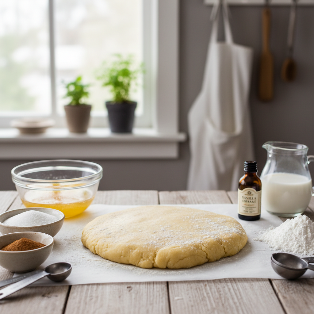 Ingredients for Cinnamon Roll Sugar Cookies