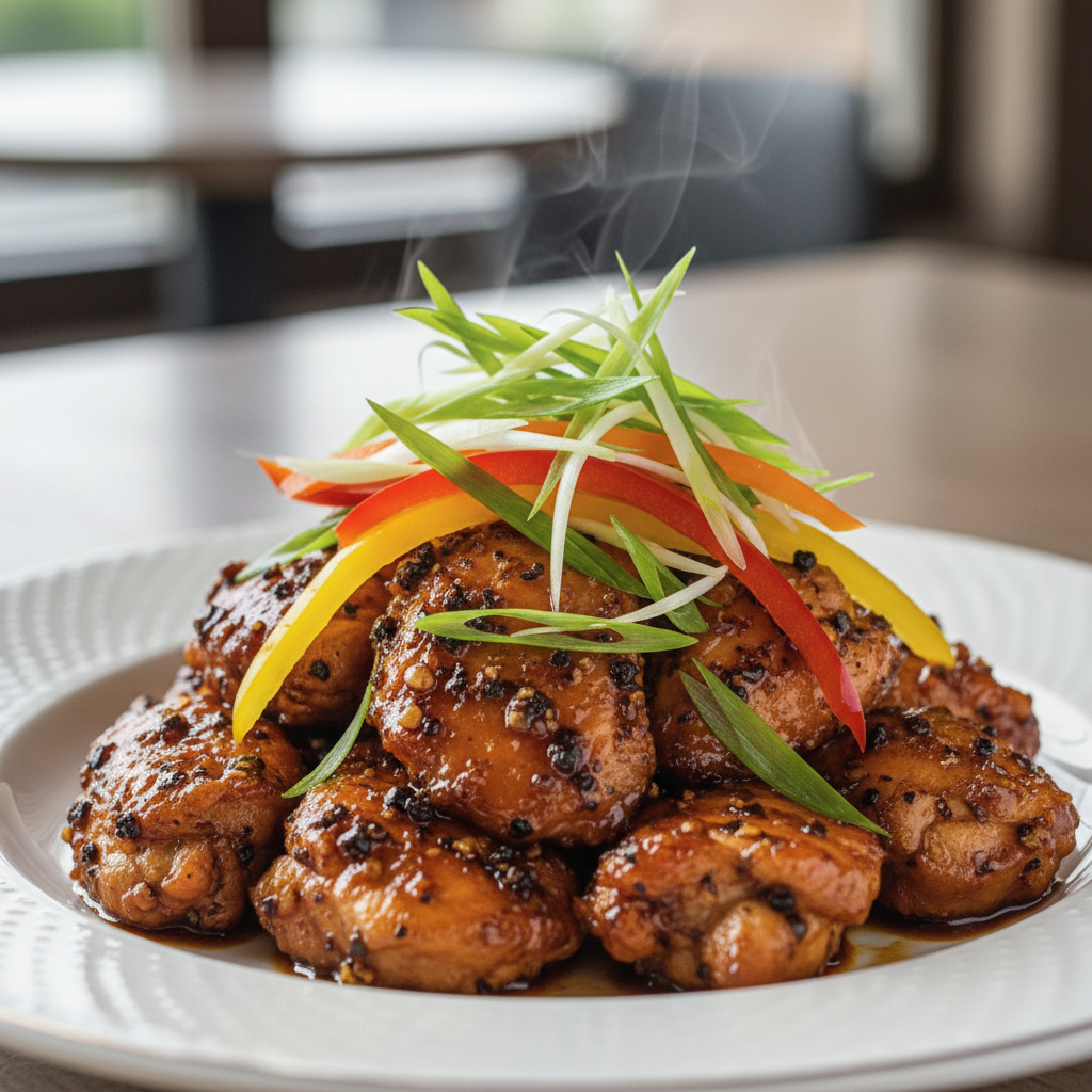 Black Pepper Chicken Cooking Tips and Serving