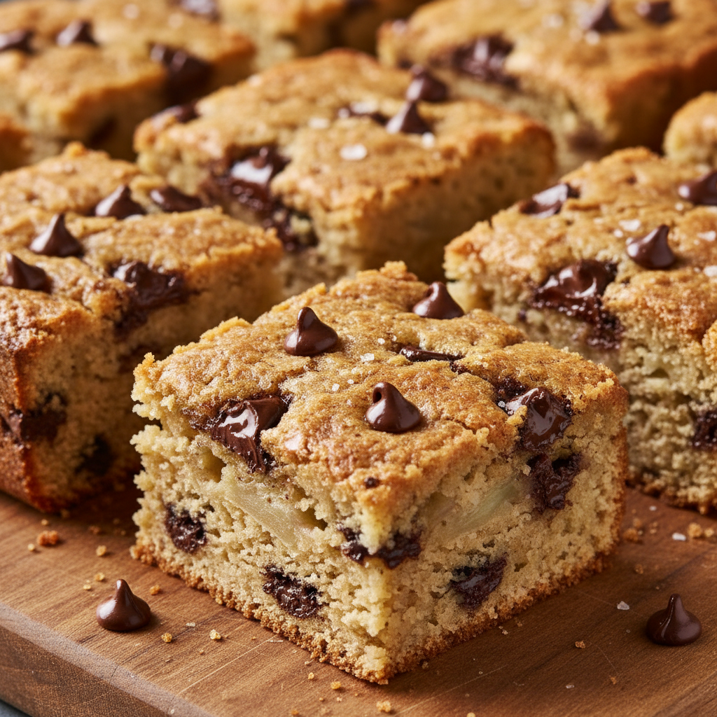 Chocolate Chip Banana Bars overview