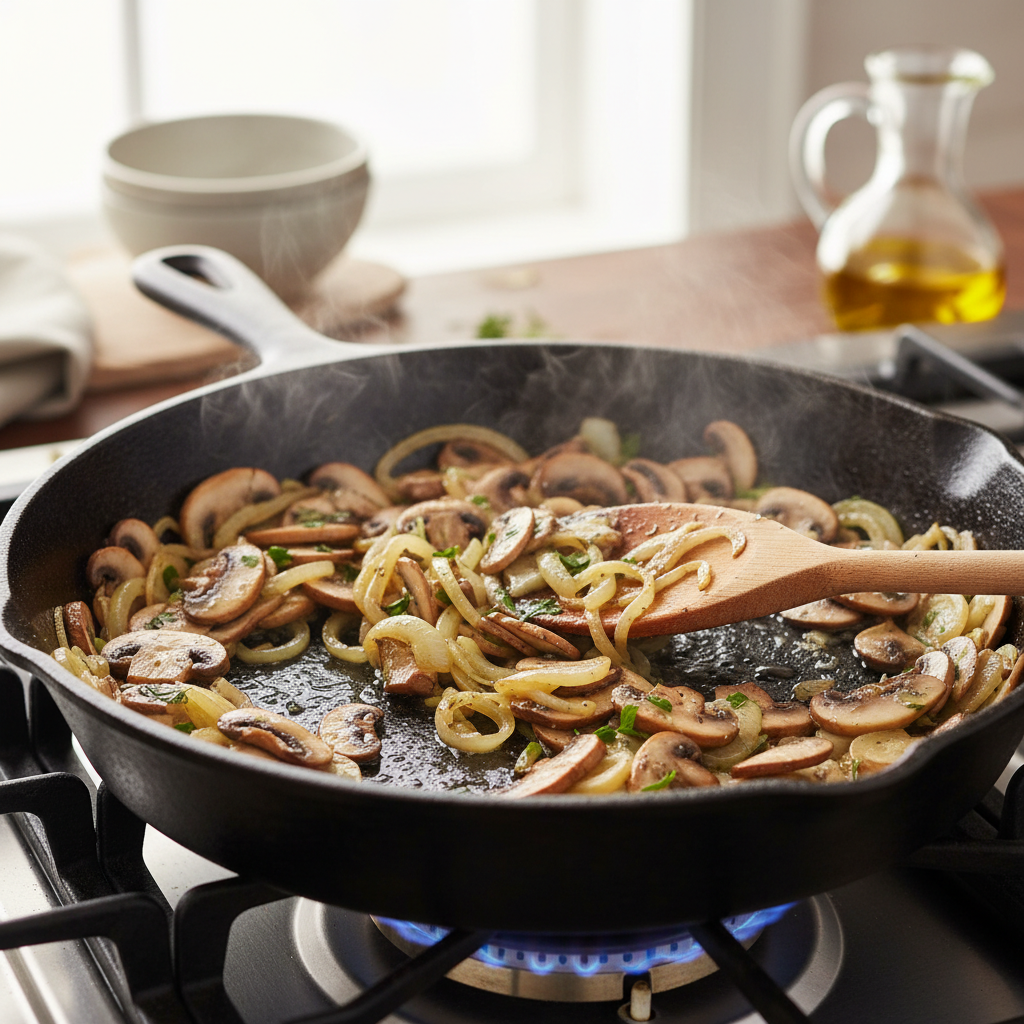 Instructions to make Classic Beef Stroganoff
