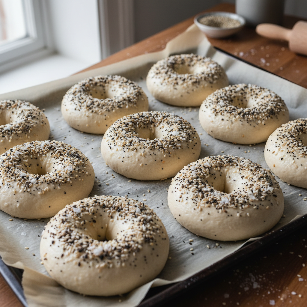 Ingredients for Cottage Cheese Bagels