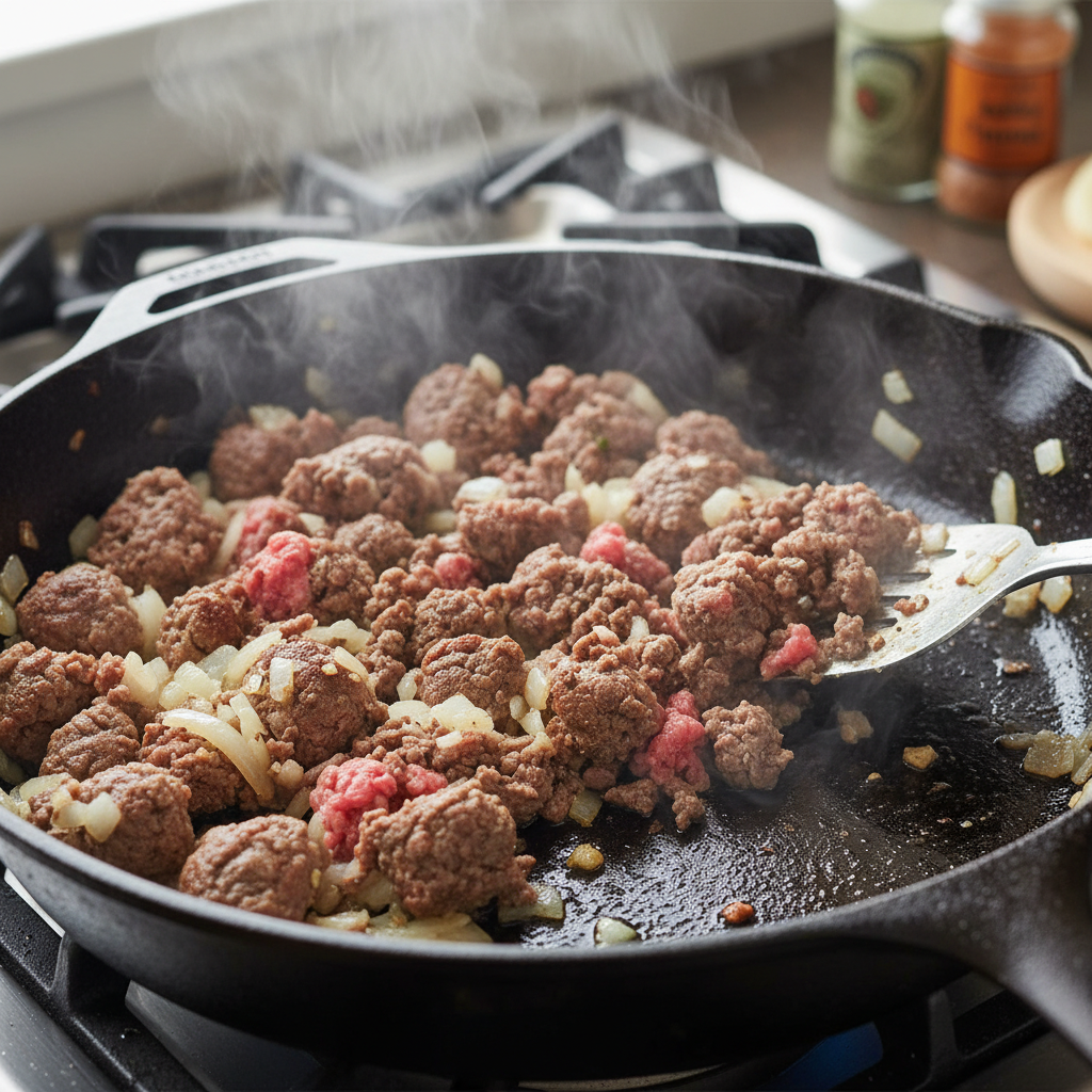 Instructions for Mongolian Beef Noodles