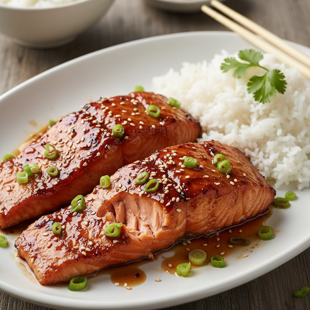 Delicious Teriyaki Baked Salmon