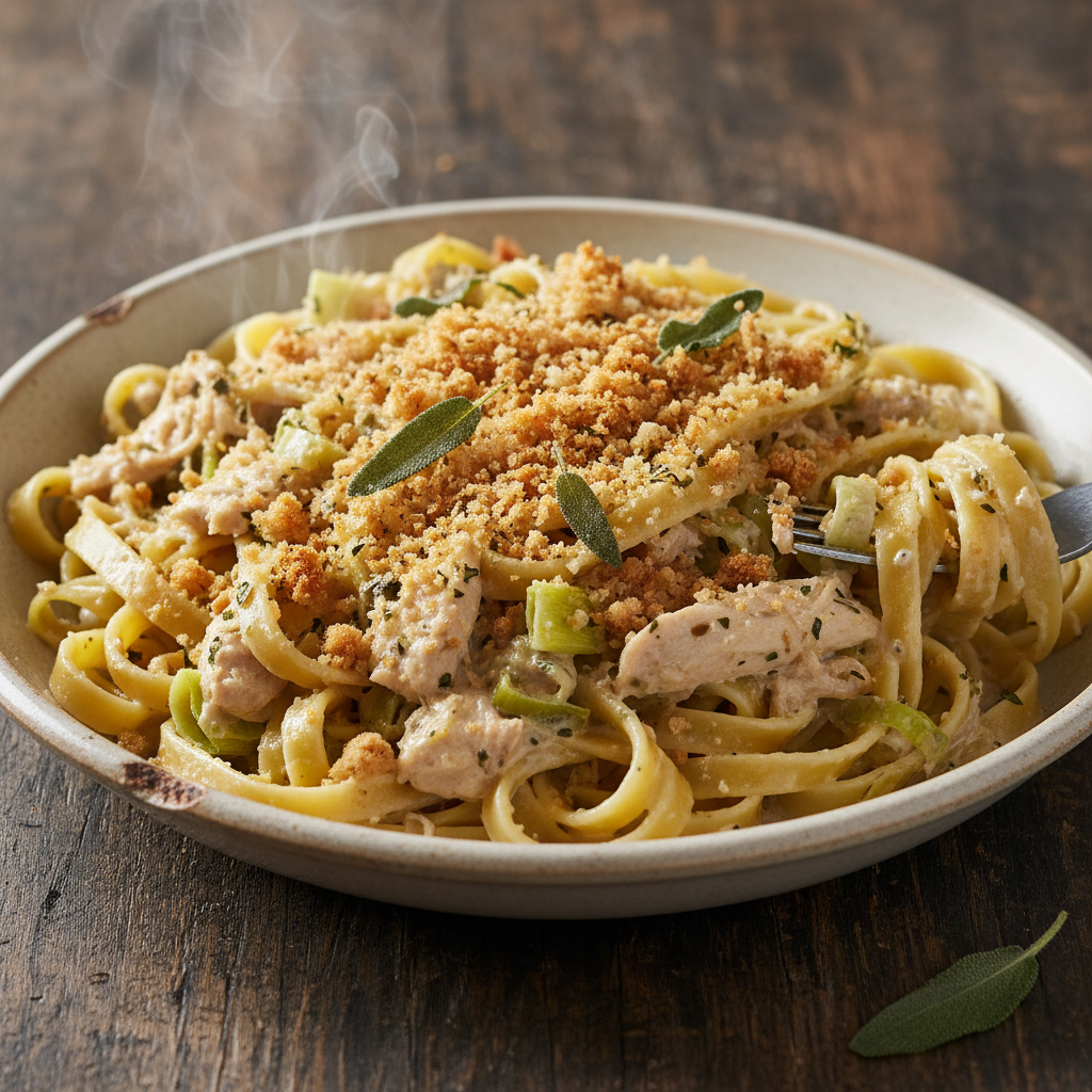 Happy family enjoying pasta meal