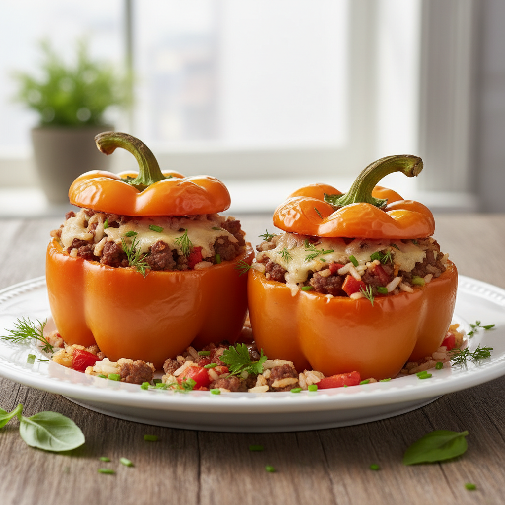 Instructions for Stuffed Peppers