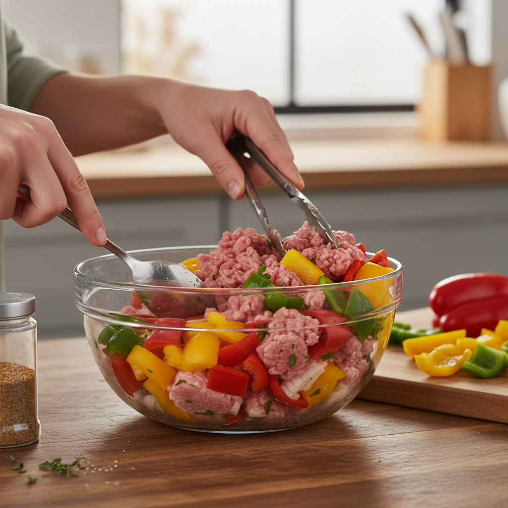 Ingredients for Stuffed Peppers